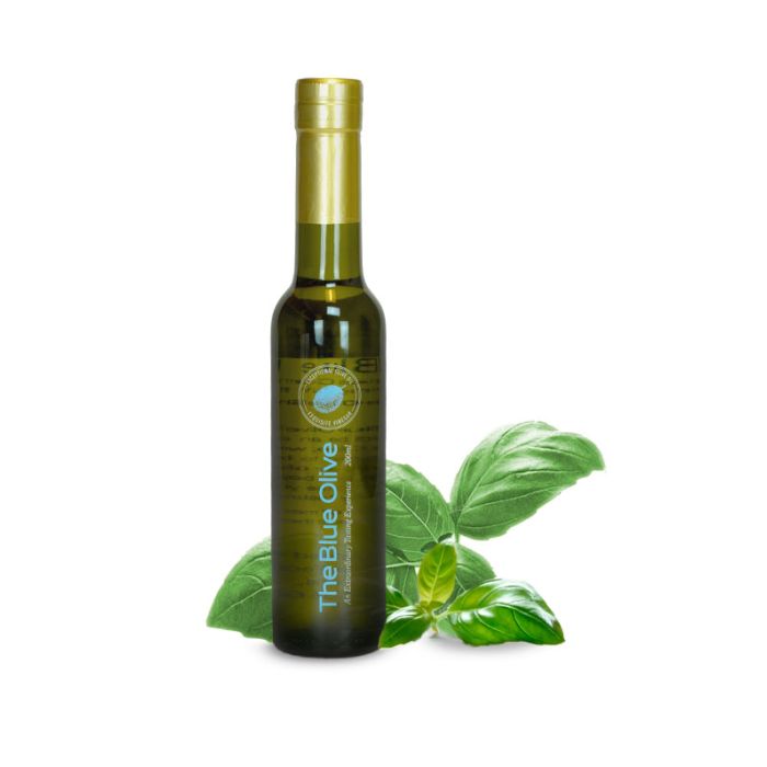 pesto infused extra virgin olive oil