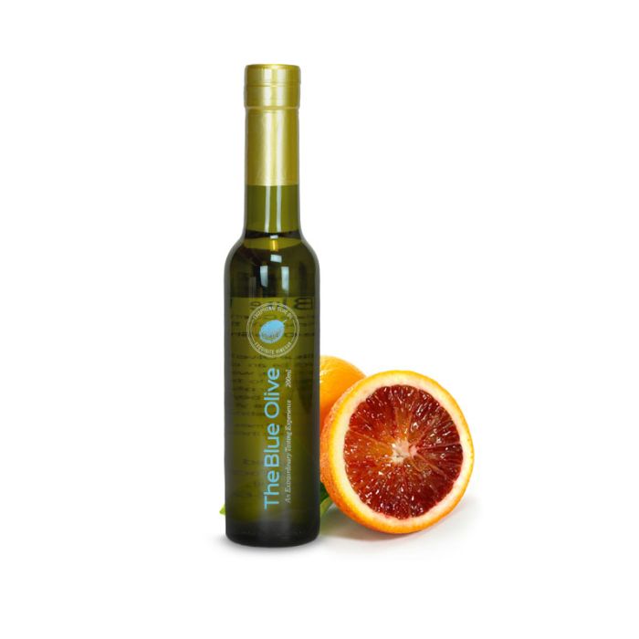 blood orange infused extra virgin olive oil