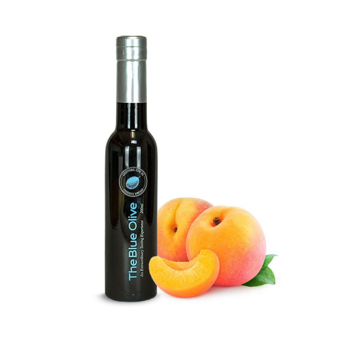 peach white balsamic vinegar condimento