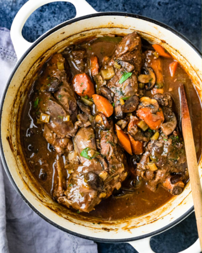 Rosemary Thyme Braised Lamb Shanks